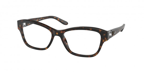Ralph Lauren RL6210Q Eyeglasses, 5003 SHINY DARK HAVANA (BROWN)