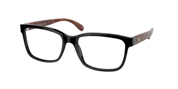 Ralph Lauren RL6214 Eyeglasses, 5398 SHINY BLACK (BLACK)
