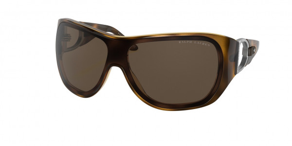 Ralph Lauren RL8189Q Sunglasses, 500373 SHINY DARK HAVANA (HAVANA)