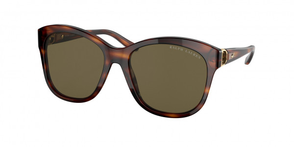 Ralph Lauren RL8190Q Sunglasses, 500773 SHINY STRIPED HAVANA OLIVE (TORTOISE)