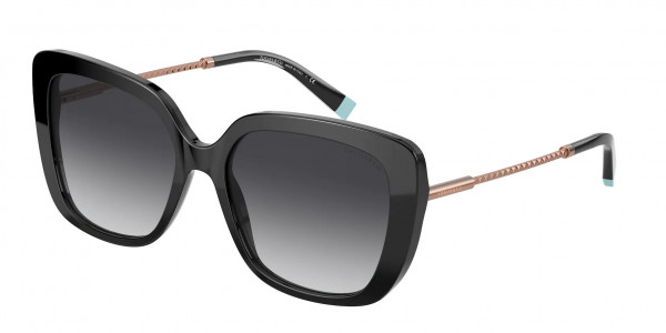 Tiffany & Co. TF4177 Sunglasses, 80013C BLACK GREY GRADIENT (BLACK)