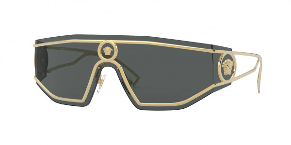 Versace VE2226 Sunglasses, 100287 GOLD (GOLD)