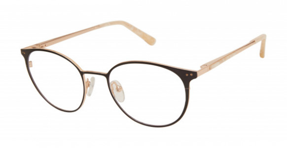 Ted Baker TW509 Eyeglasses, Black Rose Gold (BLK)