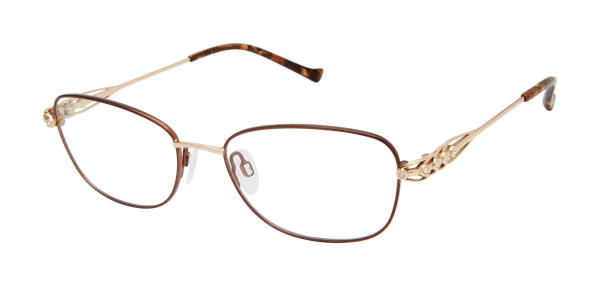 Tura R587 Eyeglasses, Brown (BRN)