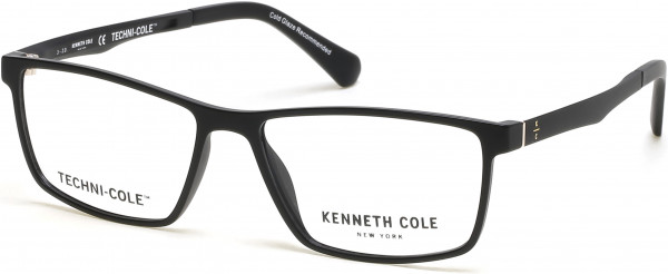 Kenneth Cole New York KC0318 Eyeglasses, 002 - Matte Black / Matte Black
