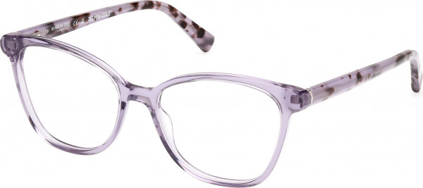 Kenneth Cole New York KC0327 Eyeglasses, 081 - Shiny Violet / Coloured Havana