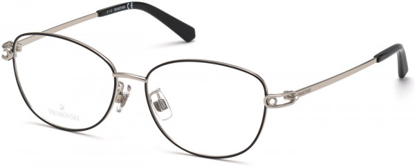Swarovski SK5403-D Eyeglasses, 016 - Shiny Palladium