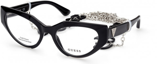 Guess GU2853 Eyeglasses, 001 - Shiny Black