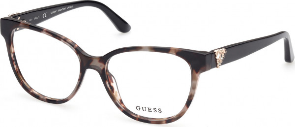 Guess GU2855-S Eyeglasses, 053 - Coloured Havana / Shiny Black