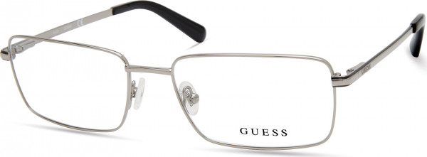 Guess GU50042 Eyeglasses, 010 - Shiny Antiqued Light Nickeltin / Shiny Antiqued Light Nickeltin