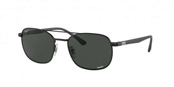 Ray-Ban RB3670CH Sunglasses, 002/K8 BLACK POLAR DARK GREY (BLACK)