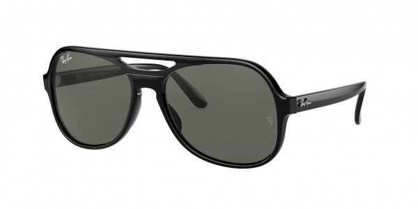 Ray-Ban RB4357 POWDERHORN Sunglasses, 601/B1 BLACK (BLACK)