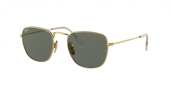 Ray-Ban RB8157 FRANK Sunglasses, 921658 FRANK LEGEND GOLD GREEN - POLA (GOLD)