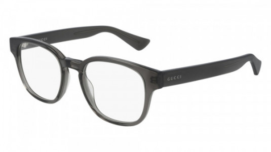 Gucci GG0927O Eyeglasses, 004 - GREY with TRANSPARENT lenses