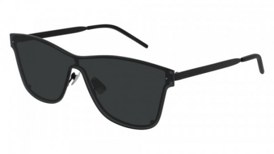 Saint Laurent SL 51 MASK Sunglasses, 001 - BLACK with BLACK lenses
