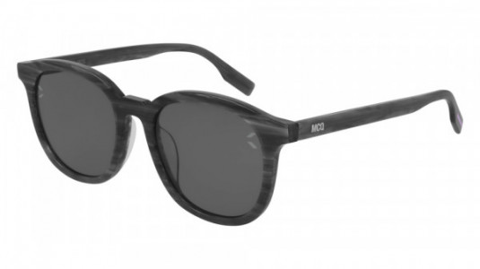 McQ MQ0303SK Sunglasses, 003 - BLACK with SMOKE lenses