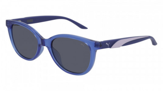 Puma PJ0052S Sunglasses, 002 - BLUE with BLUE lenses