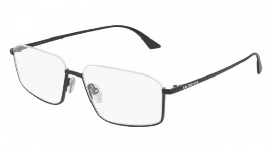 Balenciaga BB0143O Eyeglasses, 001 - BLACK