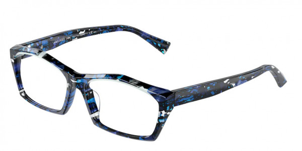 Alain Mikli A03127 ERWAN Eyeglasses, 007 MOSAIC BLUE / POINTILLE WHITE (BLUE)