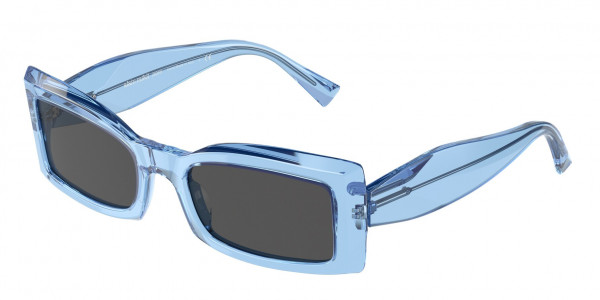 Alain Mikli A05063 BERNELLE Sunglasses, 005/87 TRANSLUCENT BLUE (LIGHT BLUE)