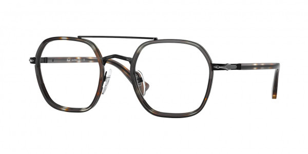 Persol PO2480V Eyeglasses, 1108 BROWN STRIPED (BROWN)