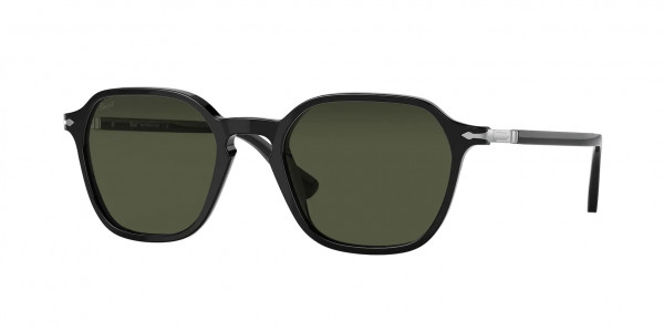 Persol PO3256S Sunglasses, 95/31 BLACK GREEN (BLACK)