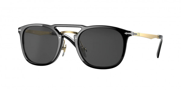Persol PO3265S Sunglasses, 95/48 BLACK/GOLD (BLACK)