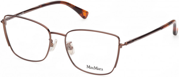 Max Mara MM5004-H Eyeglasses, 034 - Shiny Copper, Shiny Red Havana