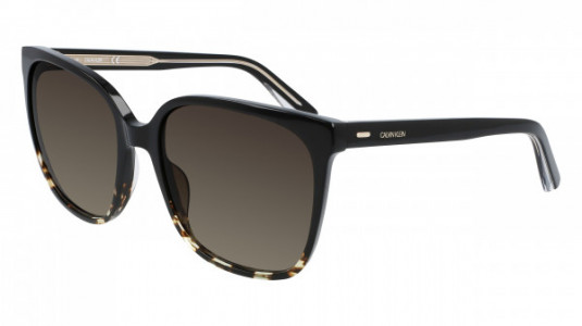 Calvin Klein CK21707S Sunglasses, (033) BLACK/AMBER
