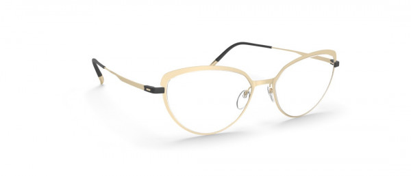 Silhouette Lite Wave Full Rim 5532 Eyeglasses, 7530 Soft Gold
