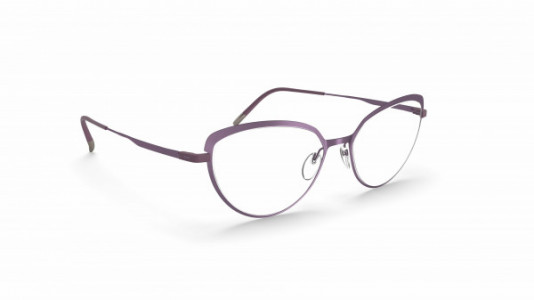 Silhouette Lite Wave Full Rim 5533 Eyeglasses, 4140 Velvet Cassis
