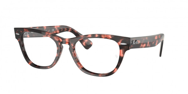Ray-Ban Optical RX2201V LARAMIE Eyeglasses, 8118 LARAMIE PINK HAVANA (PINK)