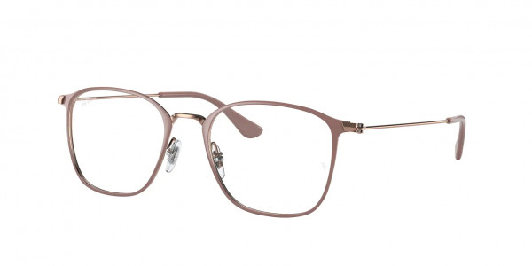 Ray-Ban Optical RX6466 Eyeglasses, 2973 BEIGE ON COPPER (BROWN)