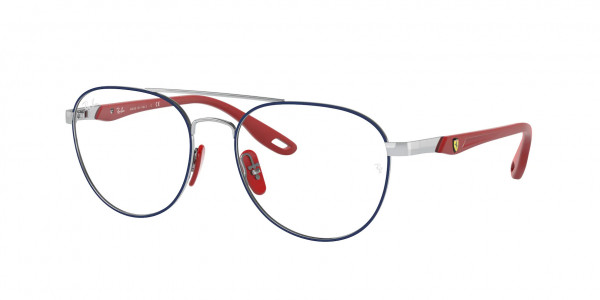 Ray-Ban Optical RX6473M Eyeglasses, F066 BLU ON SILVER (BLUE)