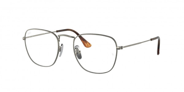 Ray-Ban Optical RX8157V FRANK Eyeglasses, 1223 FRANK DEMIGLOSS GUNMETAL (GREY)