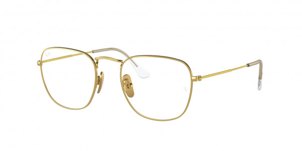 Ray-Ban Optical RX8157V FRANK Eyeglasses, 1225 FRANK LEGEND GOLD (GOLD)