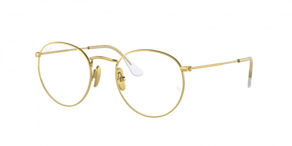 Ray-Ban Optical RX8247V ROUND Eyeglasses, 1225 ROUND LEGEND GOLD (GOLD)