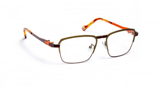 J.F. Rey JF2929 Eyeglasses, KHAKI / PLUM / ORANGE (4375)