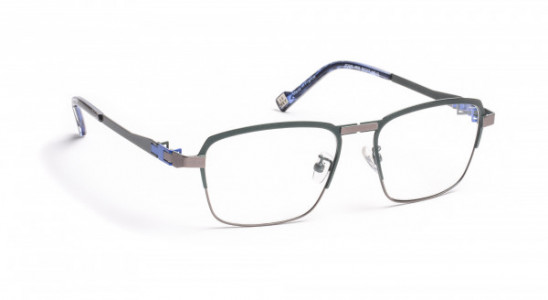 J.F. Rey JF2929 Eyeglasses, GREEN GREY / RUTHENIUM / BLUE (4605)
