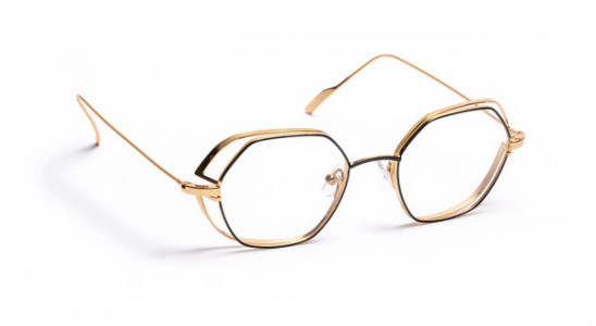 J.F. Rey JF2923 Eyeglasses, BLACK / SHINY PINK GOLD (0055)