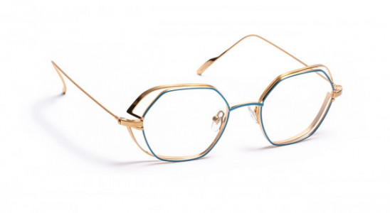 J.F. Rey JF2923 Eyeglasses, BLUE / BRUSHED PINK GOLD (2555)