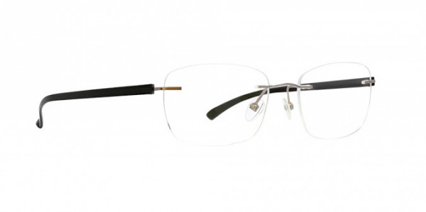 Totally Rimless TR 297 Accelerate Eyeglasses, Black