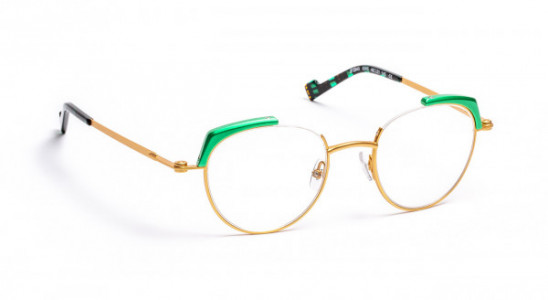 J.F. Rey JF2940 Eyeglasses, BRUSHED GOLD/GREEN (5045)