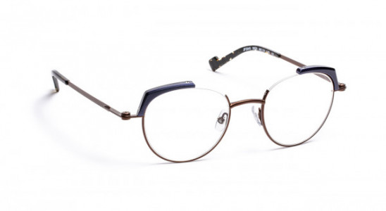 J.F. Rey JF2940 Eyeglasses, BROWN/ALU TOP BLUE (5825)