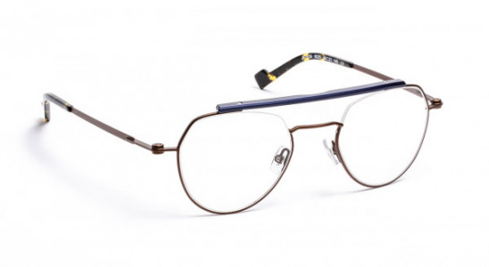 J.F. Rey JF2939 Eyeglasses, BROWN/ALU TOP BLUE (9025)