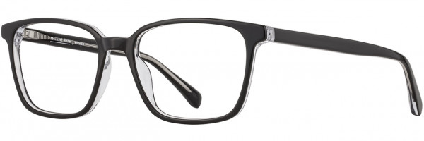 Michael Ryen Michael Ryen MR-340 Eyeglasses, Black / Crystal