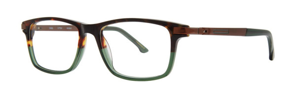 TMX by Timex On Deck Eyeglasses, Green Tortoise