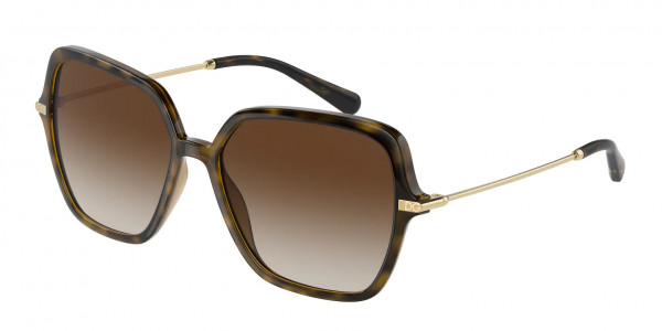 Dolce & Gabbana DG6157 Sunglasses, 502/13 HAVANA GRADIENT BROWN (TORTOISE)