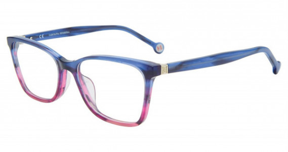 Carolina Herrera VHE883K Eyeglasses, Blue 09LK