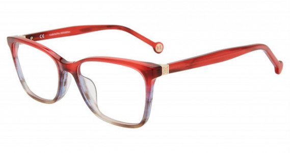 Carolina Herrera VHE883K Eyeglasses, Red 0XAZ
